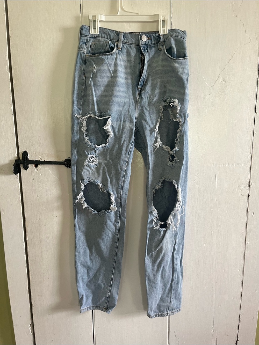 BDG Light Blue High-Rise Mom Jeans